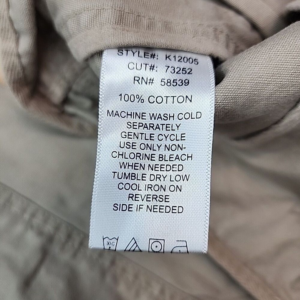 KUT FROM THE KLOTH‎ Women's CARGO JACKET~Size S~COTTON Tan Full ZIP + SNAP EUC - Picture 6 of 10